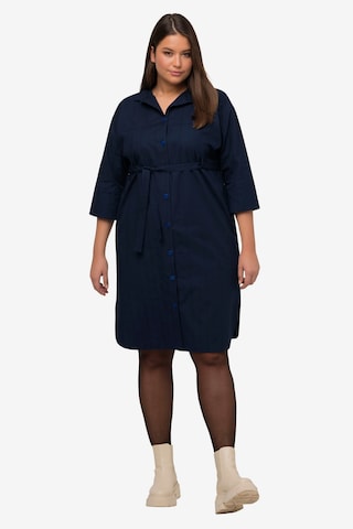 Ulla Popken Shirt Dress in Blue