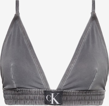 Calvin Klein Swimwear Bikini zgornji del | črna barva: sprednja stran
