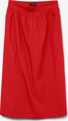 VERO MODA - Falda 'CHARLOTTE' en rojo: frente