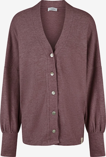 Cotton Candy Cardigan in weinrot, Produktansicht