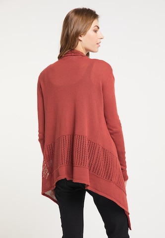 Usha Knit Cardigan in Red