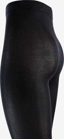 Esda Fine Tights 'Natürliche Faser' in Black