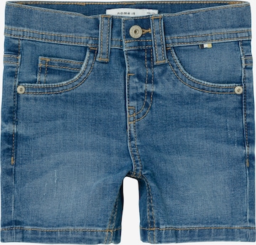 NAME IT Slimfit Jeans 'SILAS' in Blauw: voorkant