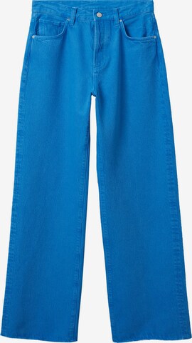 MANGO Široke hlačnice Kavbojke 'Nora' | modra barva: sprednja stran