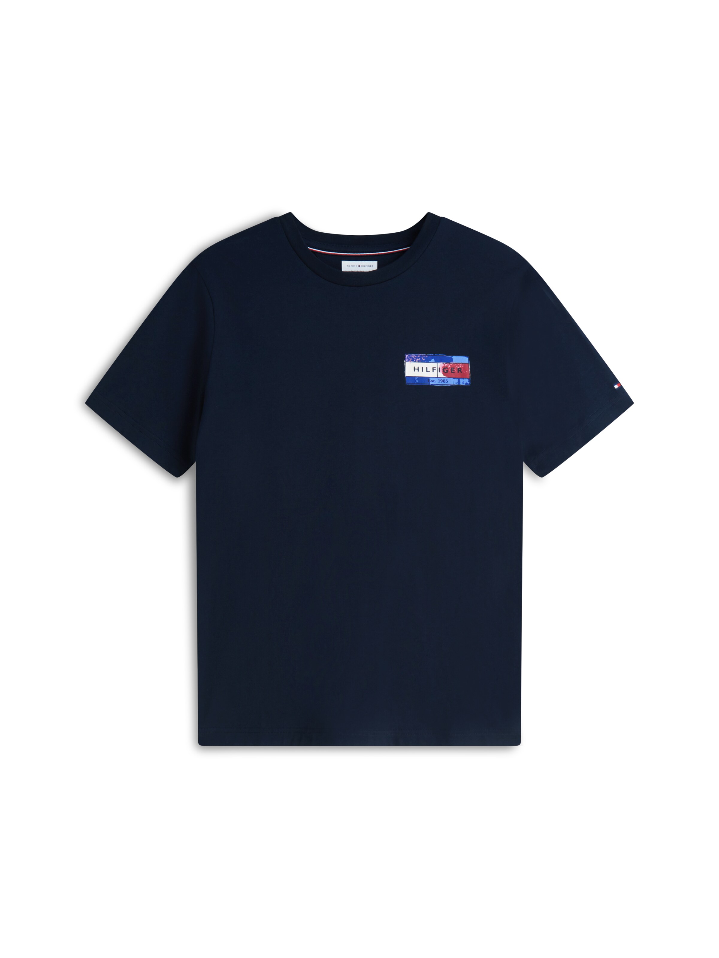 TOMMY HILFIGER - Camisa em azul: frente
