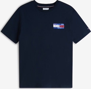 TOMMY HILFIGER - Camisa em azul: frente