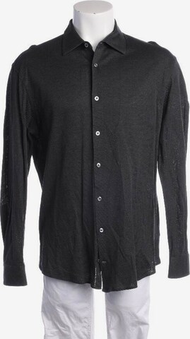 Van Laack Button Up Shirt in XL in Grey: front