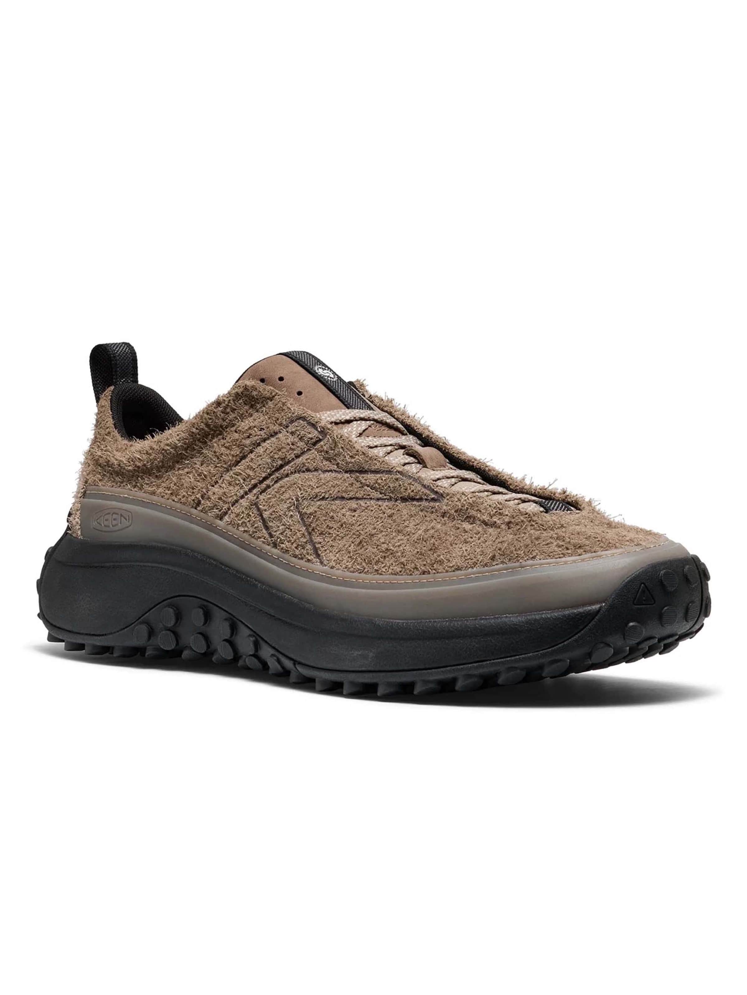 Chaussure à lacets KEEN en marron : devant