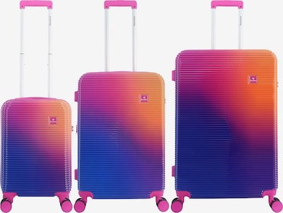 Saxoline Kofferset 'Twist' in blau / fuchsia, Produktansicht