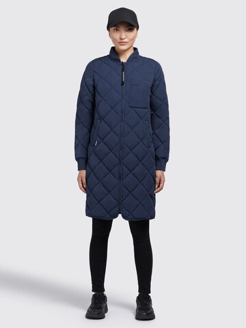 khujo Between-Seasons Coat in Blue