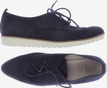 Navyboot Flats & Loafers in 36 in Blue: front