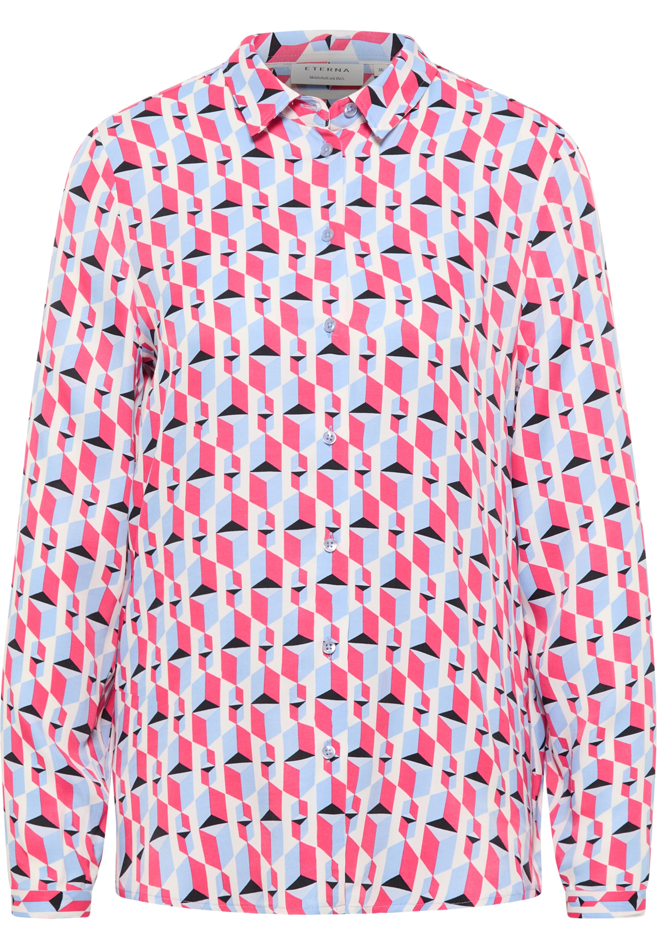 ETERNA Bluse in Blau: Vorderseite