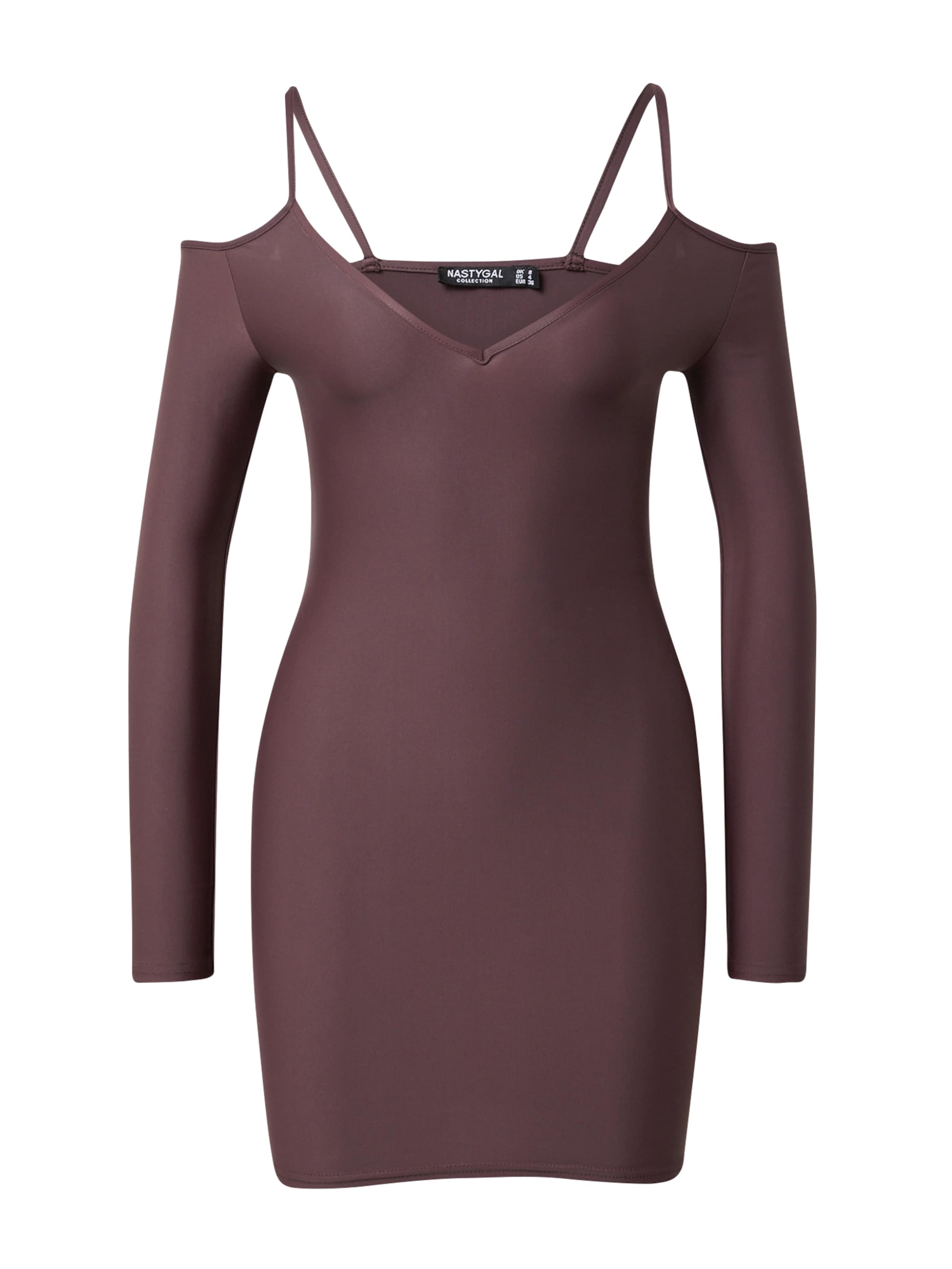 Nasty Gal Платье в Коричневый: спереди