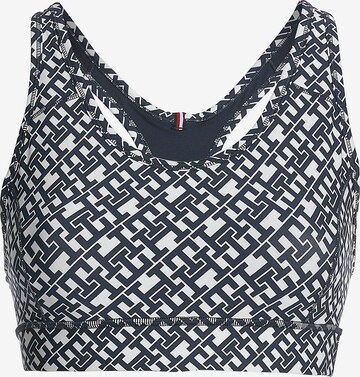 TOMMY HILFIGER Sports Bra in Blue: front