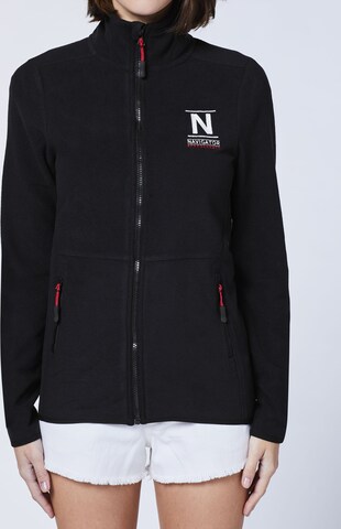 Navigator Fleece Jacket in Black