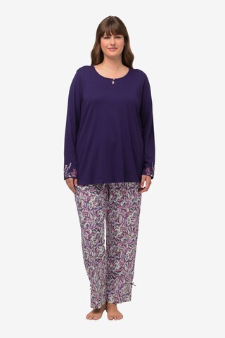 Pyjama Ulla Popken en violet : devant