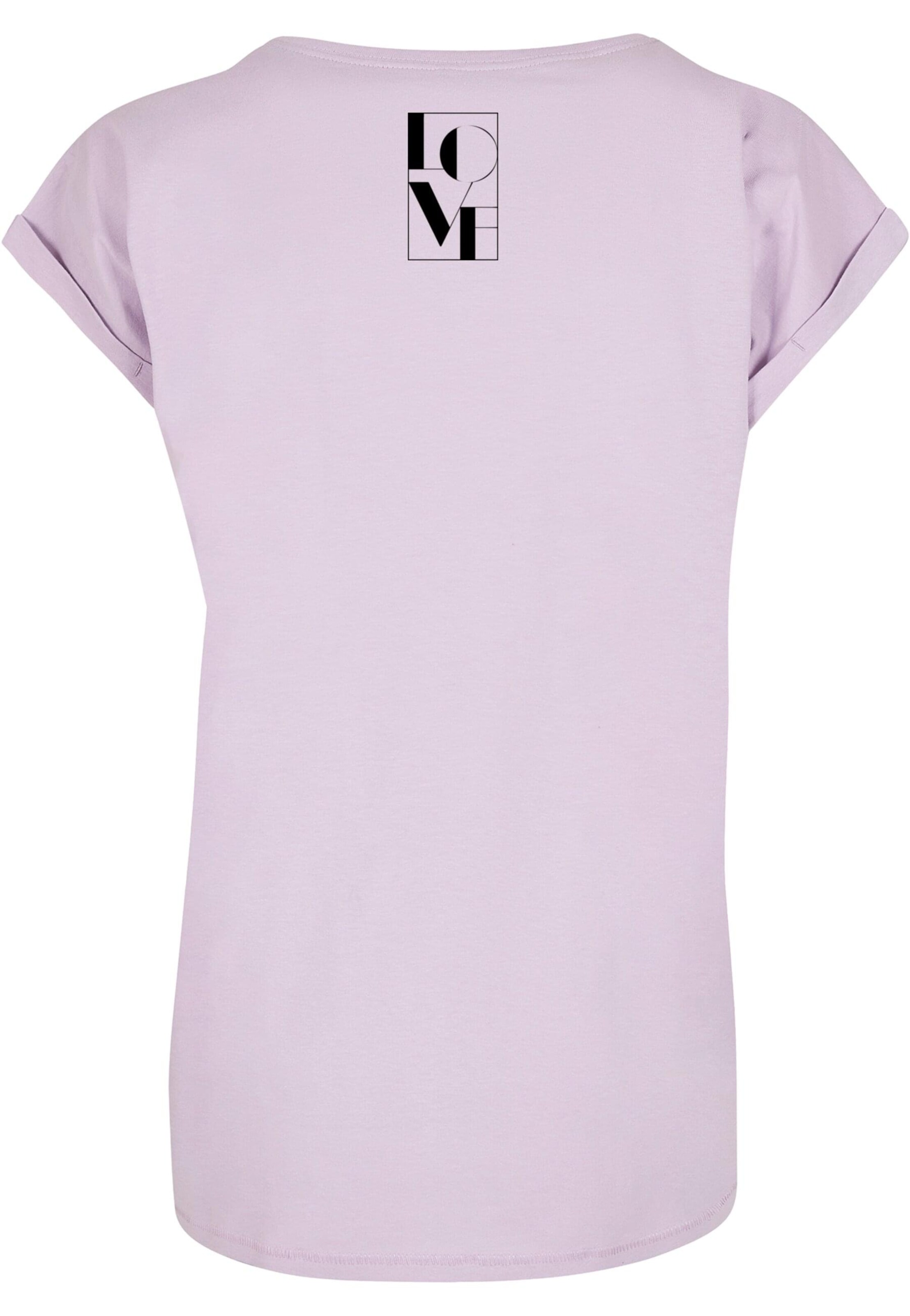 Merchcode Shirt 'Love' in Purple