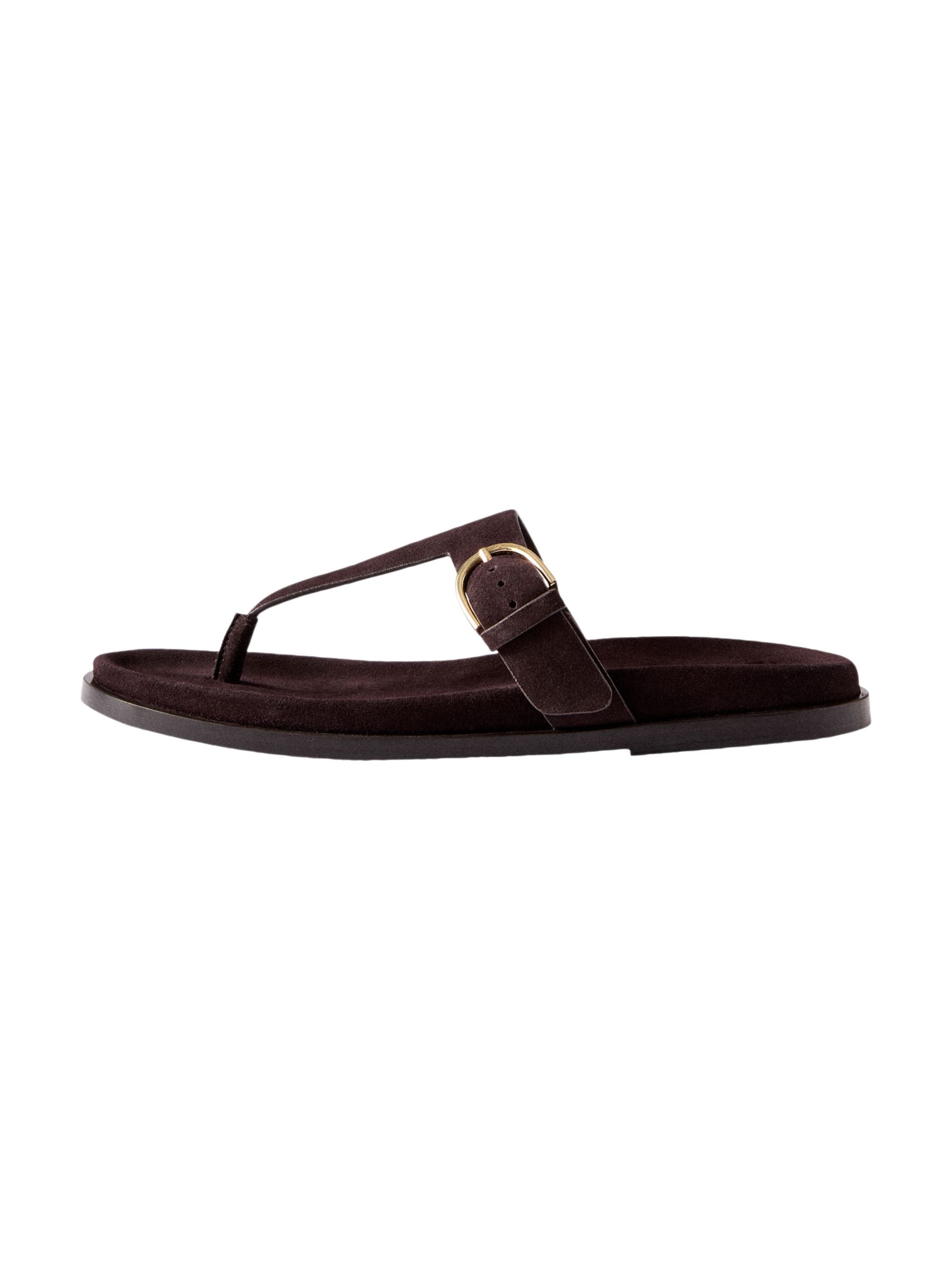 Tongs The Set en marron : devant
