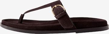 Tongs The Set en marron : devant