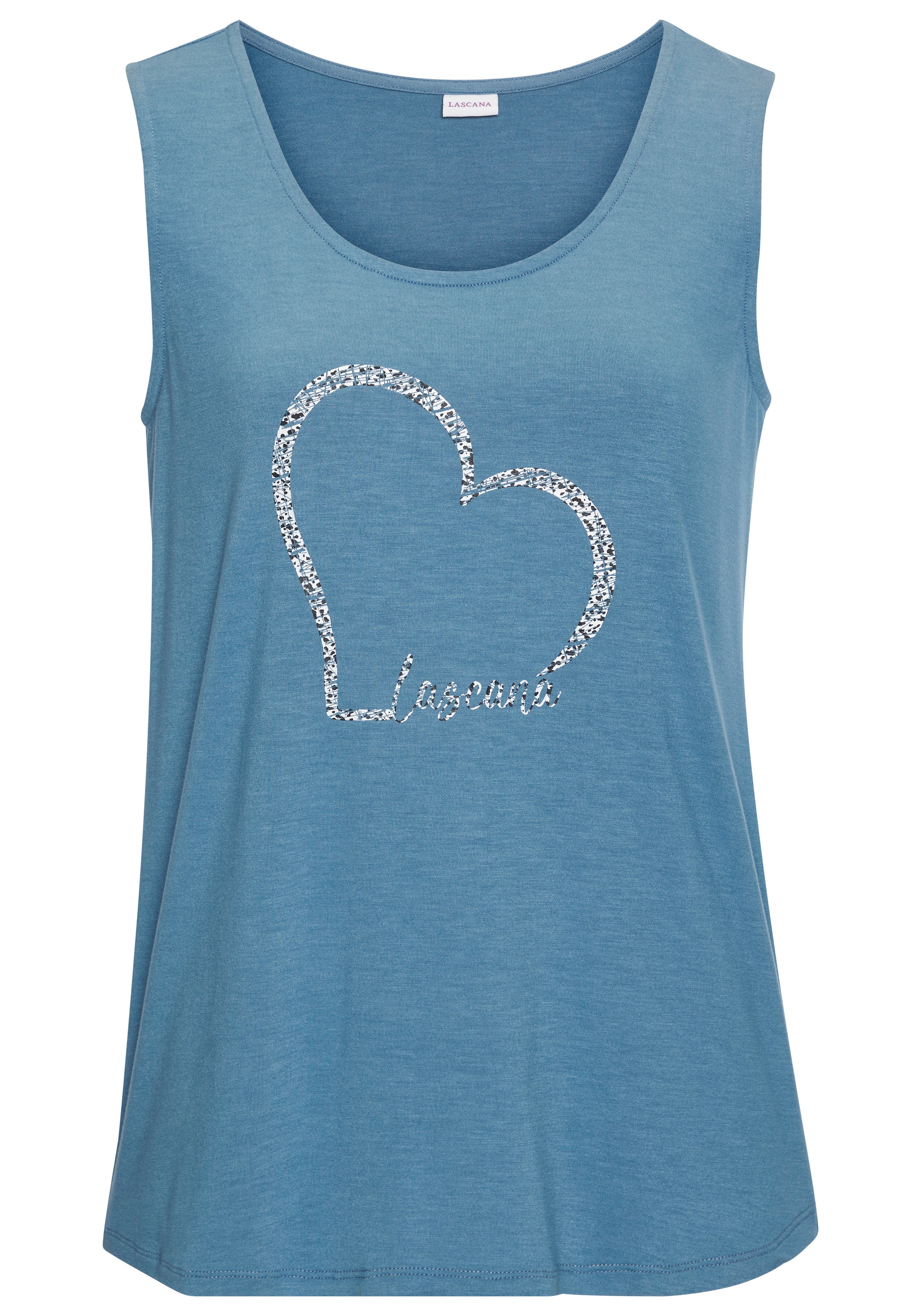 LASCANA Τοπ σε μπλε: μπροστά