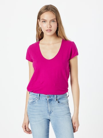 T-shirt 'AVIVI' DRYKORN en rose : devant