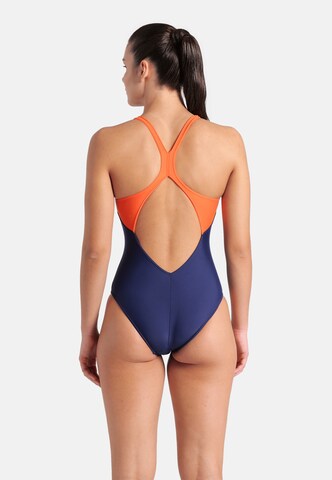 ARENA Bustier Enodelne kopalke 'OPENINGS' | modra barva