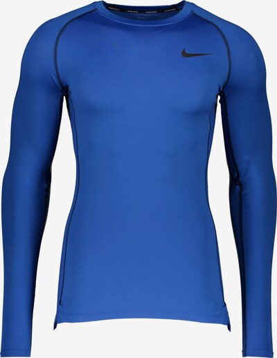 NIKE Functioneel shirt in de kleur Blauw / Zwart, Productweergave
