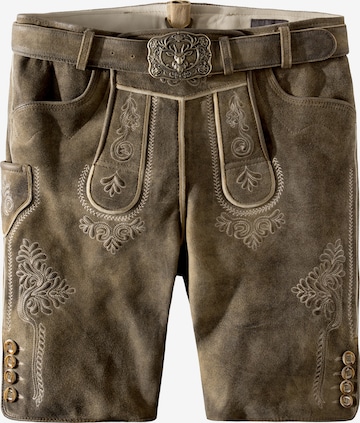 STOCKERPOINT Traditional pants 'Bertl' in Brown: front