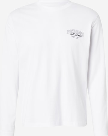 Tricou 'JJMAKOTO' de la JACK & JONES pe alb: față
