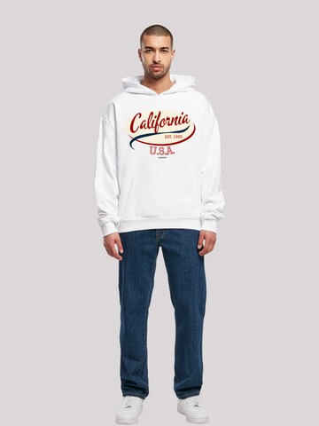 Sweat-shirt 'California' F4NT4STIC en blanc