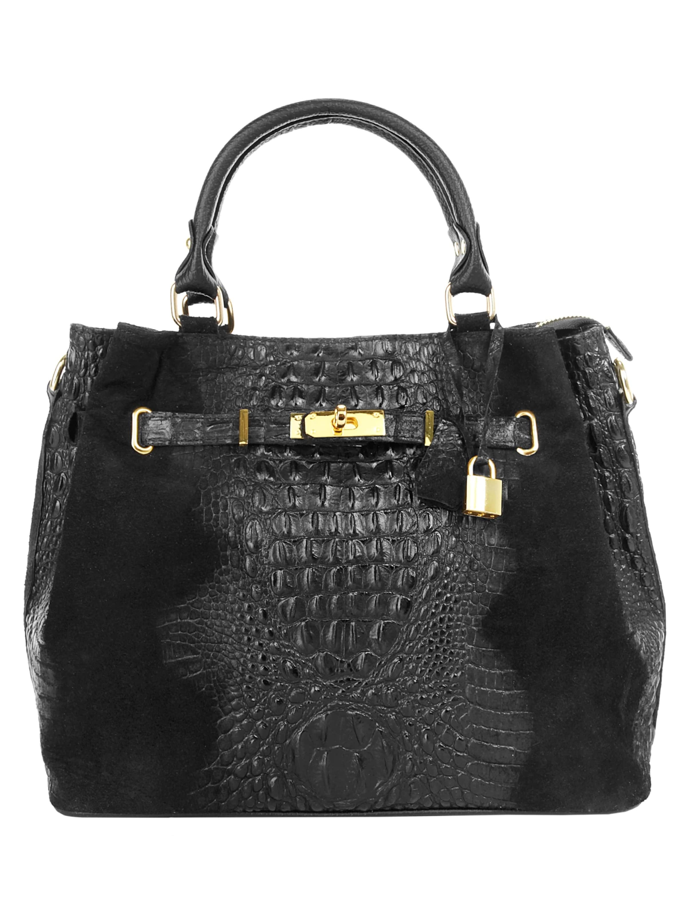 Cluty Handbag in Black: front