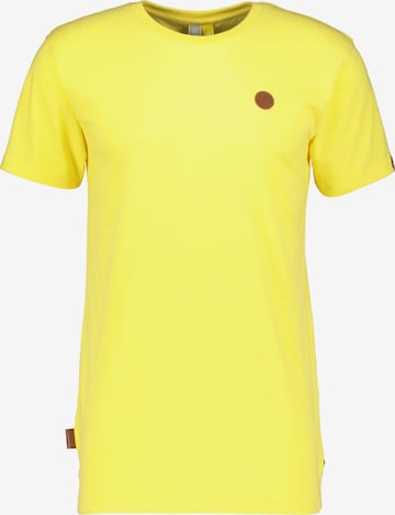 T-Shirt 'MaddoxAK' Alife and Kickin en jaune : devant