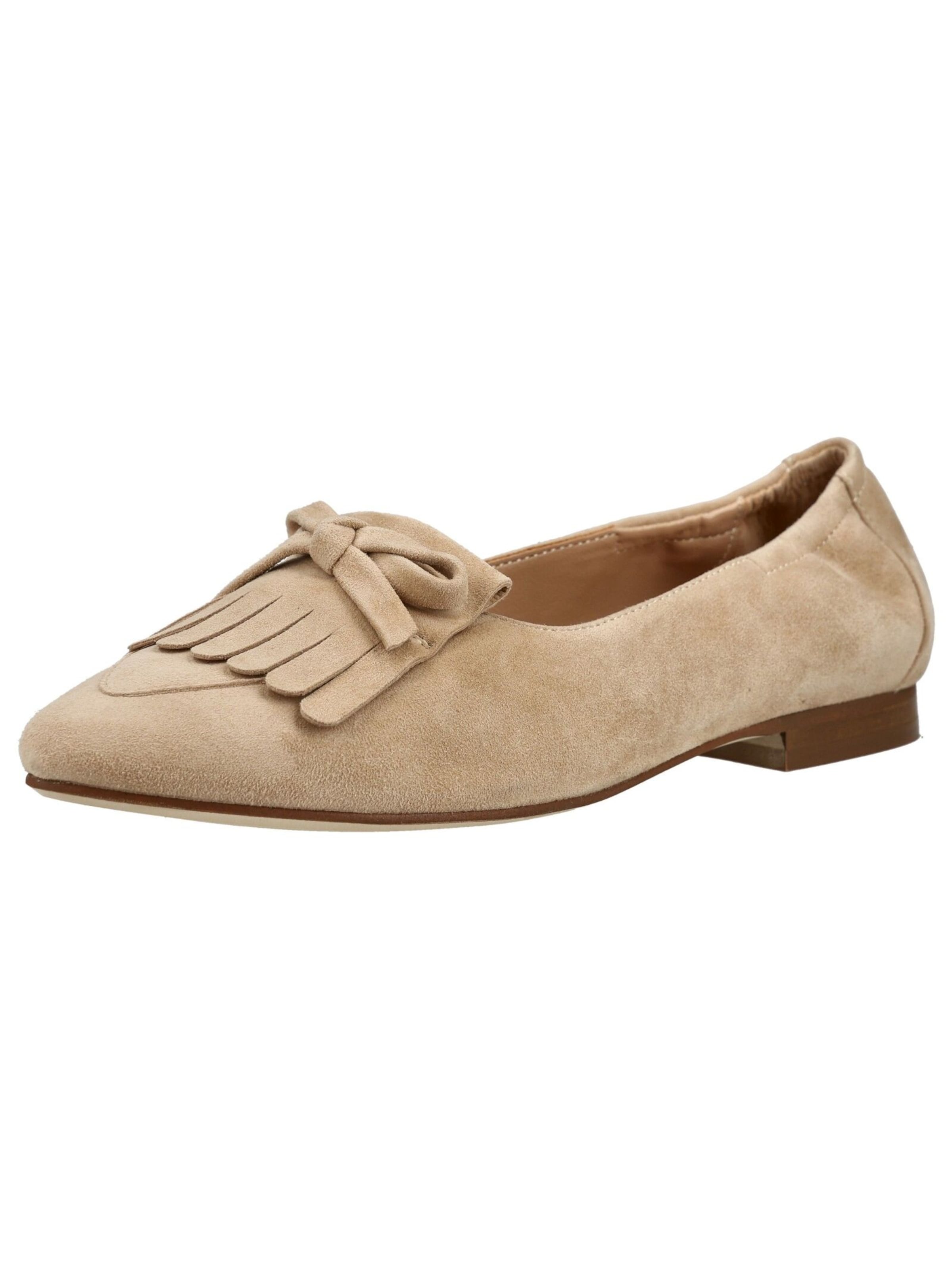 Ballerina di Regarde le Ciel in beige: frontale