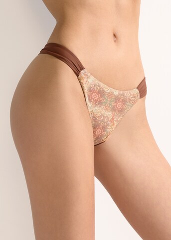 CALZEDONIA Bikini Bottoms 'Ethnic Boho' in Braun