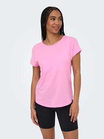 ONLY PLAY Performance shirt 'ONPAUB-JYX' in Pink: front