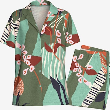 Pyjama ' IM8547P5400 ' IMPETUS en vert : devant