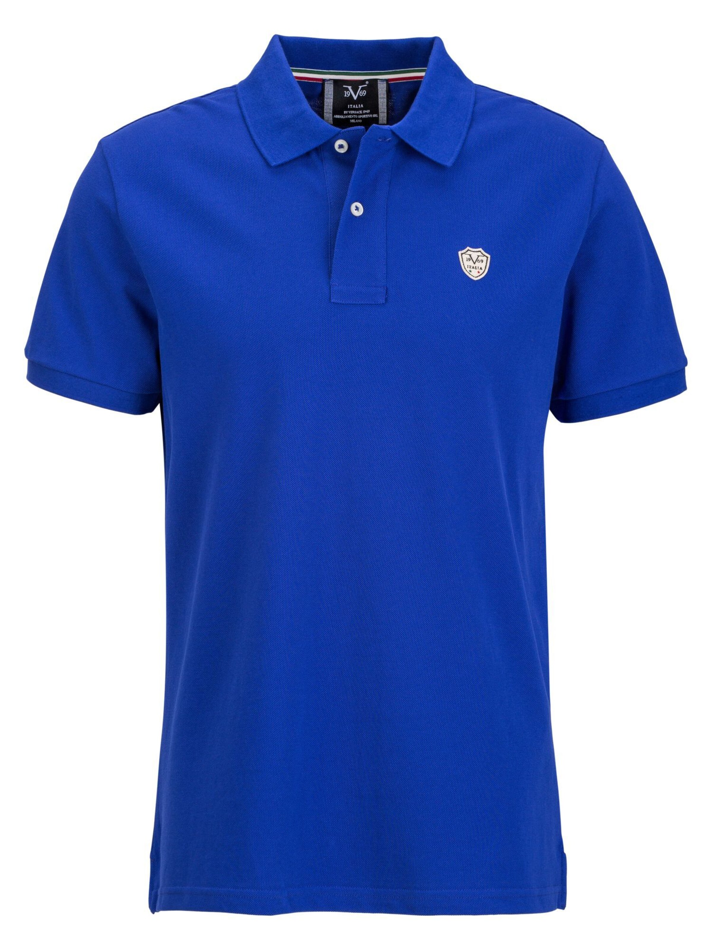 19V69 ITALIA - Camisa 'Emilio' em azul: frente