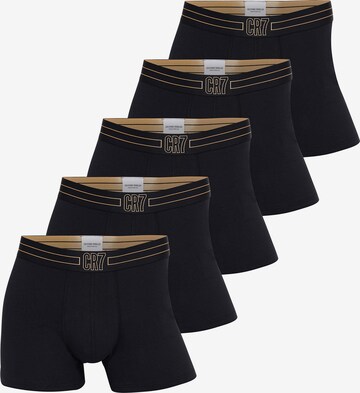 CR7 - Cristiano Ronaldo Boxershorts in Zwart: voorkant