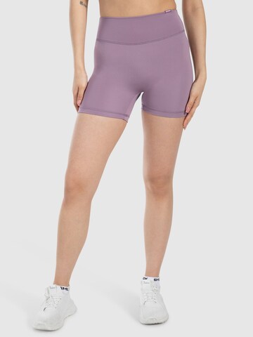 Smilodox Slimfit Sportbroek ' Lavina ' in Lila: voorkant