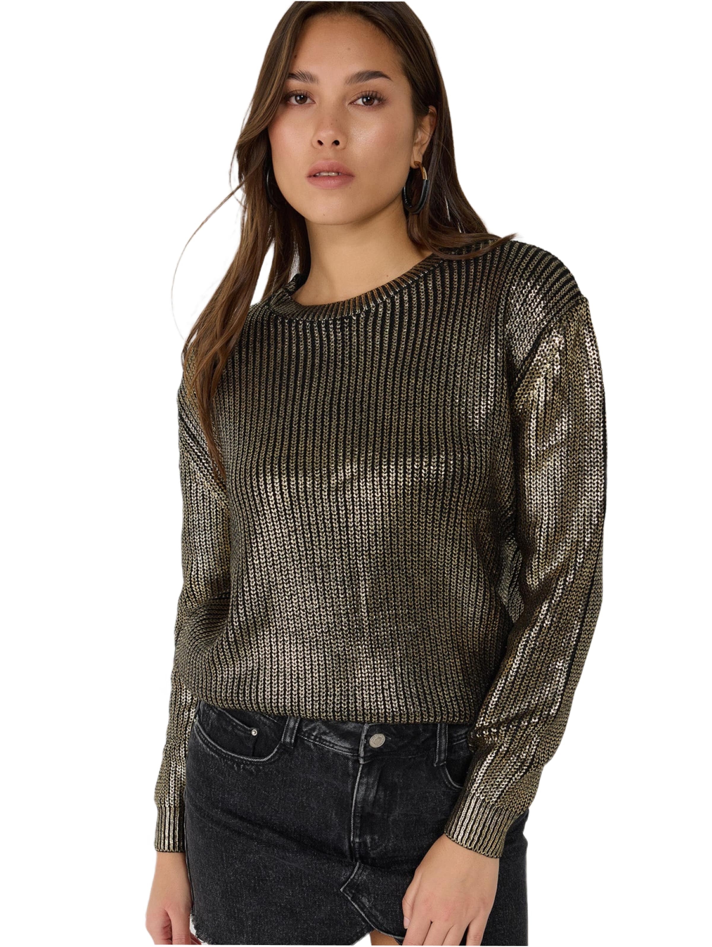 No Matter What Sweater in Gold