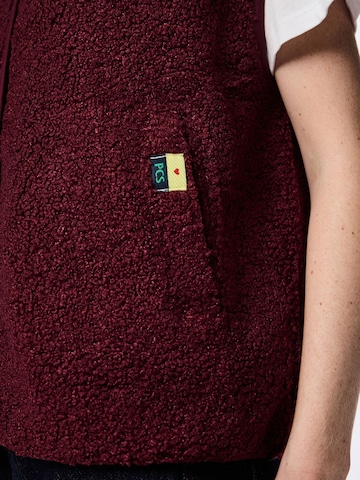 PIECES Bodywarmer 'PCKatty' in Rood