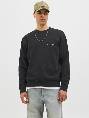 Felpa 'JWHDOVER' di JACK & JONES in nero: frontale