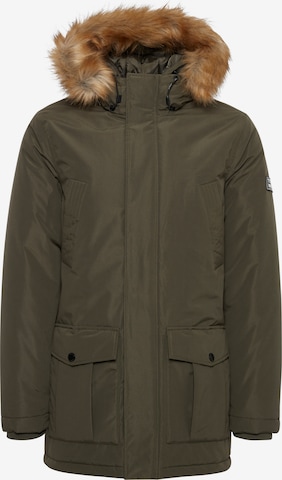 11 Project Winter Jacket 'DUFFIN' in Green: front