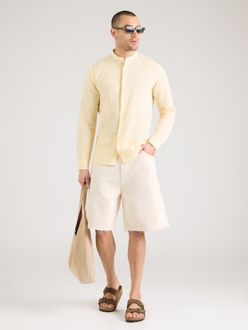 Lindbergh Slim fit Ing - sárga