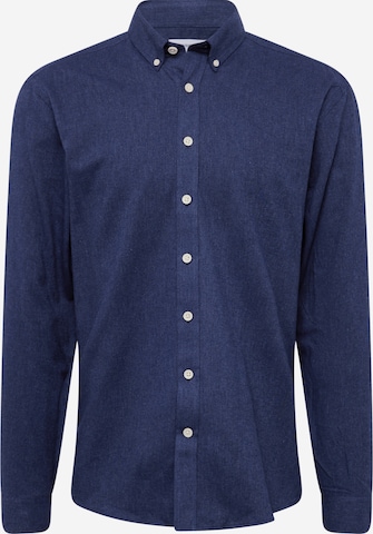 Lindbergh Regular fit Риза в синьо: отпред