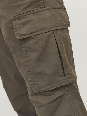 JACK & JONES Regular Cargohose in Braun