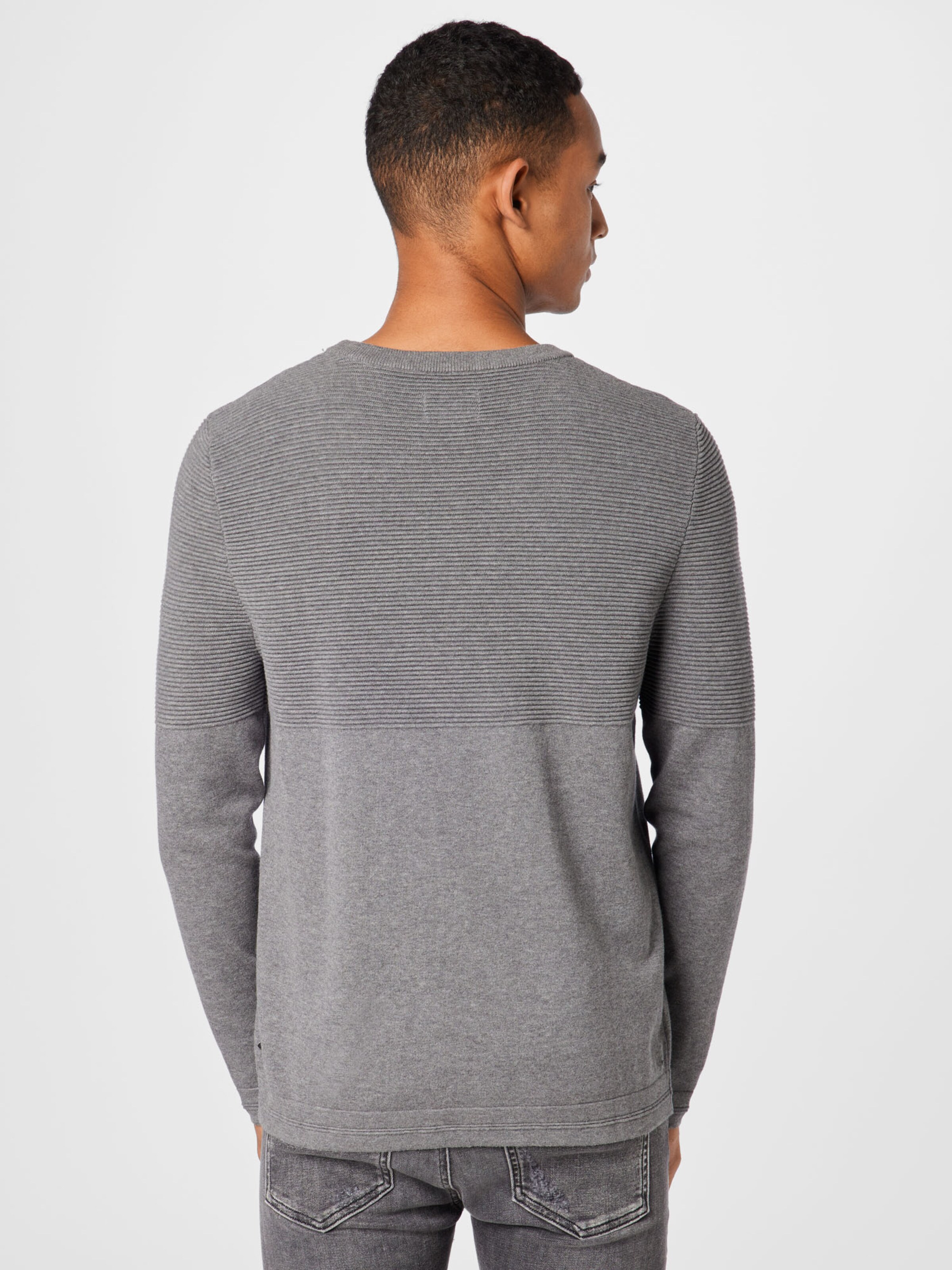 Homme Pull-over Q/S by s.Oliver en Gris Chiné 