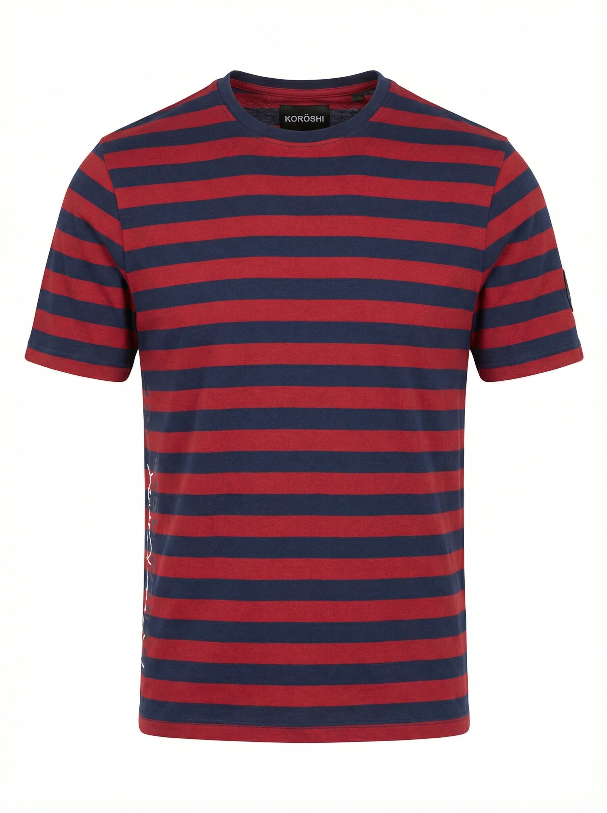 KOROSHI Shirt in Rood: voorkant