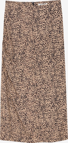 Pull&Bear Skirt in Brown: front