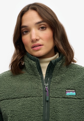Veste mi-saison Superdry en vert